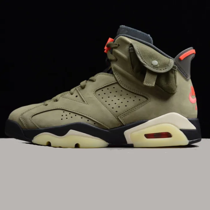 Travis Scott Air Jordan 6 Medium Olive Cactus Jack CN1084 200 (7) Travis Scott Air Jordan 6 Medium Olive Cactus Jack CN1084 200 (7)