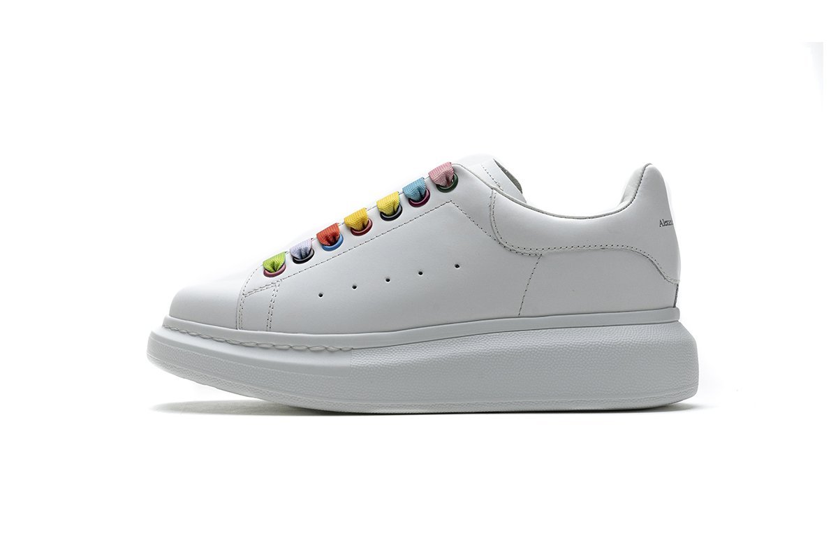 Alexander McQueen Sneaker White Rainbow Alexander McQueen Sneaker White Rainbow